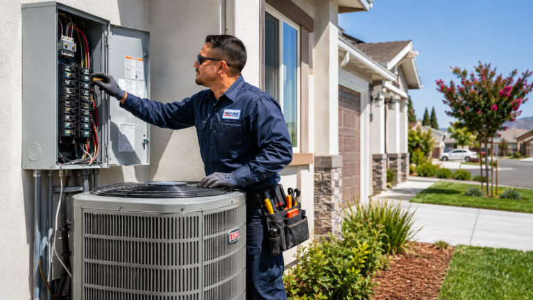 Why Your HVAC Circuit Breaker Keeps Tripping: Common Causes and When Tracy, CA Homeowners Should Call a Professional - AC Elite Services - Tracy, CA
